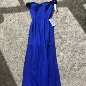 Off the shoulder mermaid prom dress